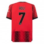 Günstige Fußballtrikots AC Mailand Adli 7 Heimtrikot 2023-24 Kurzarm